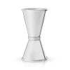 Viski Harrison Small Japanese Style Jigger In Silver