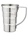 Viski Harrison Stepped Jigger In Metallic