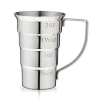 Viski Harrison Stepped Jigger In Silver