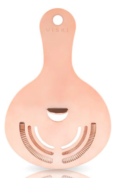 Viski Hawthorne Strainer In Pink
