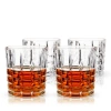 Viski Highland Crystal Dof Tumblers Set Of 4 In Clear