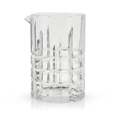 Viski Highland Crystal Mixing Glass In Clear