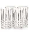 Viski Highland Highball Tumblers Set Of 4 In Clear