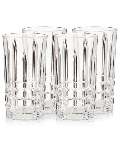 Viski Highland Highball Tumblers Set Of 4 In Clear