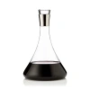 Viski Irving Crystal Decanter With Chrome Rim In Clear