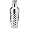 Viski Irving Faceted Cocktail Shaker In Silver