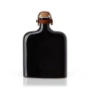 Viski Irving Nautilus 8.5 oz Ceramic Flask In Black