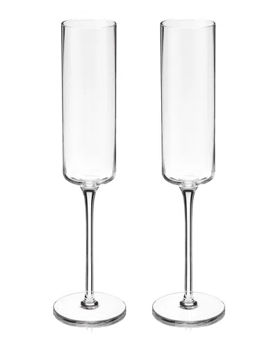 VISKI VISKI LAUREL CHAMPAGNE FLUTES