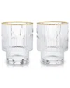 Viski Meridian Tumblers In Clear