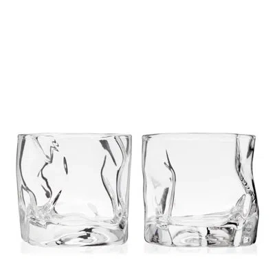 Viski Molten Tumblers In Clear