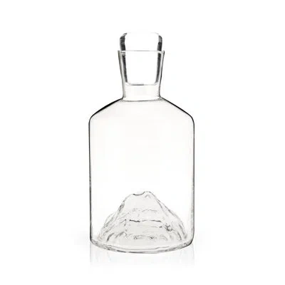 Viski Mountain Crystal Liquor Decanter In Clear