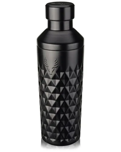 Viski Paragon Obsidian Stainless Steel Cocktail Shaker In Black