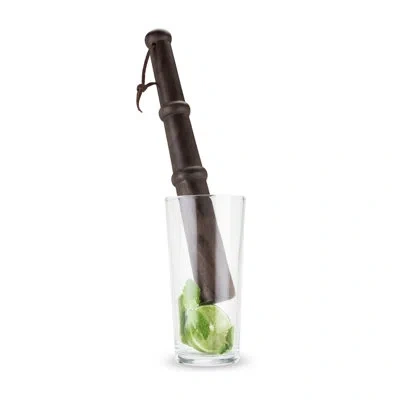 Viski Professional 12" Acacia Wood Muddler In Brown