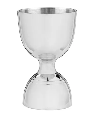 Viski Professional Silver Canterbury Jigger In Gray