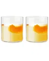 Viski Raye Element Crystal Rocks Glasses