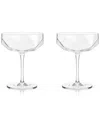 Viski Raye Faceted Crystal Coupe