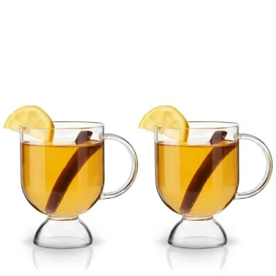 Viski Raye Hot Toddy Glasses Set Of 2 In Clear