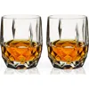 Viski Reserve Bruno Crystal Cocktail Glasses Set Of 2 In Clear