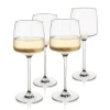 Viski Reserve Julien Crystal Chardonnay Glasses Set Of 4 In Clear