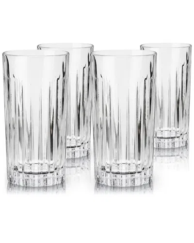 Viski Reserve Milo Crystal Highball Glasses