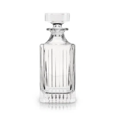 Viski Reserve Milo Crystal Liquor Decanter In Clear