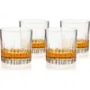 Viski Reserve Milo Crystal Neat Glasses In Clear