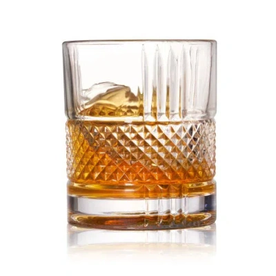 Viski Revolve Crystal Rocks Glass In Clear