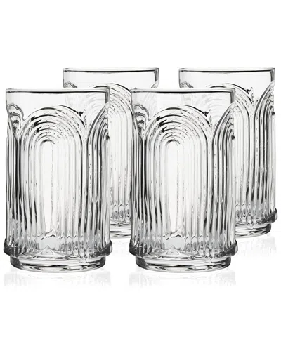 Viski Set Of 4 Beau Highball Glasses
