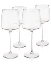 Viski Set Of 4 Reserve Julien Crystal Bordeaux Glasses
