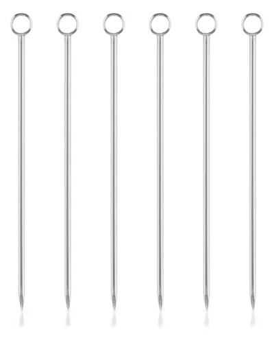 VISKI VISKI SET OF 6 HARRISON COCKTAIL PICKS