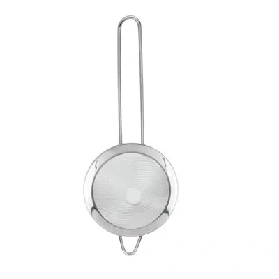 Viski Stainless Steel Mesh Cone Strainer In Silver