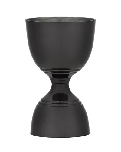 Viski Warren Gunmetal Black Canterbury Jigger