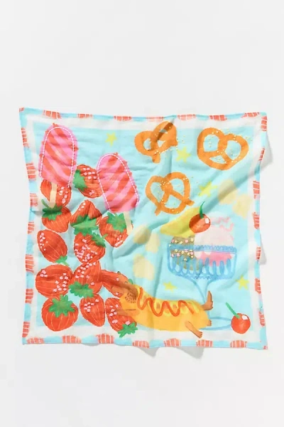 Vismaya Boardwalk Printed Scarf In Multicolor