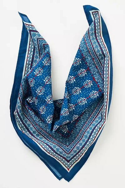 Vismaya Floral Block Print Scarf