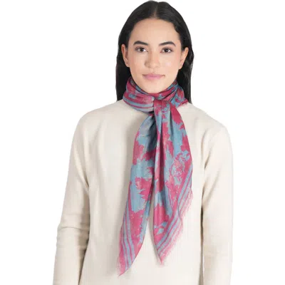 Vismaya Garden Whisper Lightweight Scarf In Multi