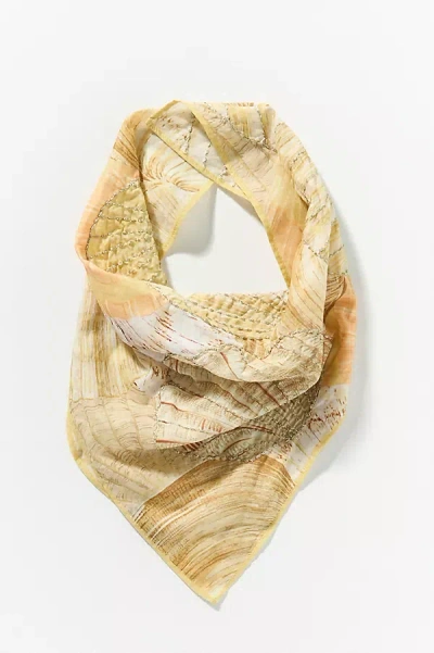 Vismaya Metallic Shell Printed Scarf