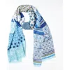 Vismaya Santorini Patterned Wrap In Blue