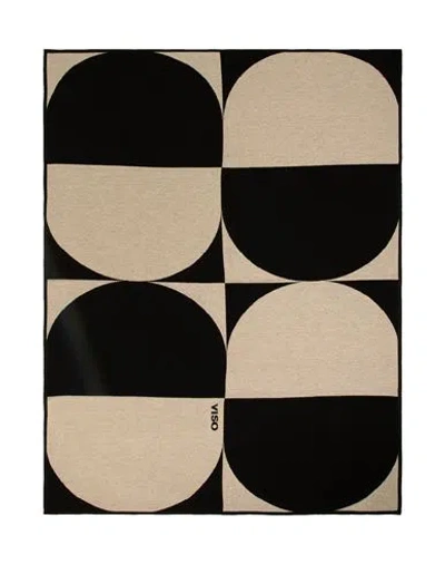 Viso Project Blanket Or Cover Black Size - Cotton
