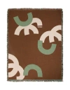 Viso Project Blanket Or Cover Brown Size - Cotton In Brown