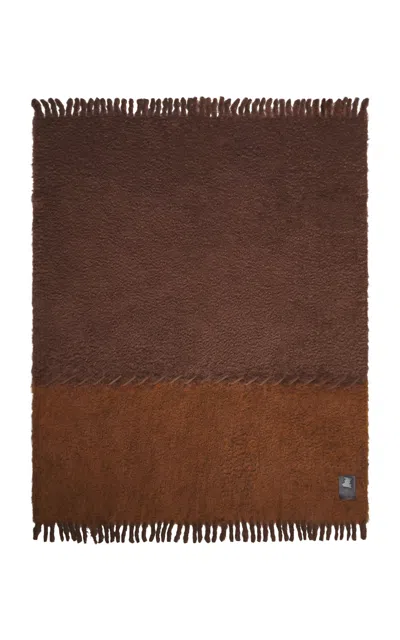 Viso Project Prado Mohair Blanket In Brown