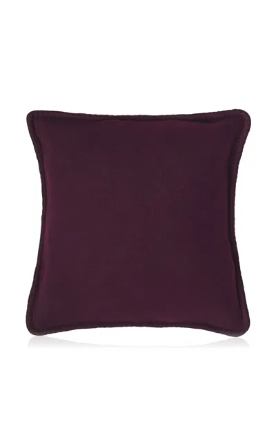 Viso Project Regal Merino Pillow In Purple