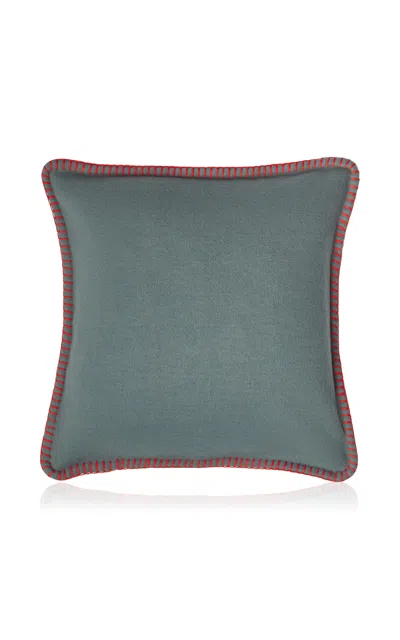 Viso Project Vesper Merino Pillow In Green
