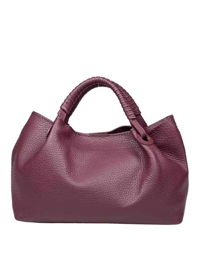 Visonà Bag With My Shoulder In Bordeaux Color In Red