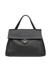 Visonà Handbag 21571 In Black Leather In Black