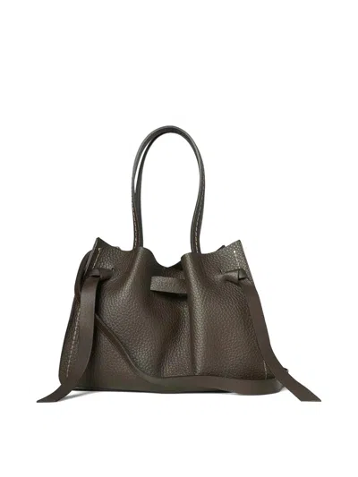 Visonà Brown Leather Queen Moro Bag