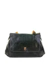 Visonà Chain Shoulder Bag In Green