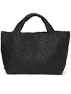 Visonà Esmeralda Leather Tote Bag In Black