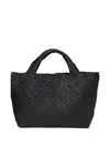 Visonà Esmeralda Leather Tote Bag In Black