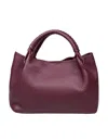 Visonà Visona' Leather Handbag In Red