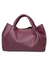 Visonà Visona' Leather Shoulder Bag In Red